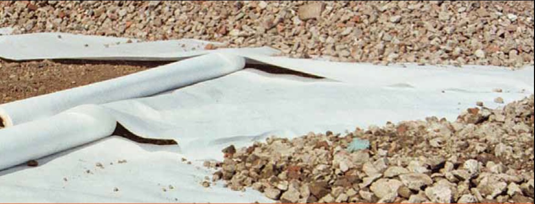 non-woven fabrics to the construction